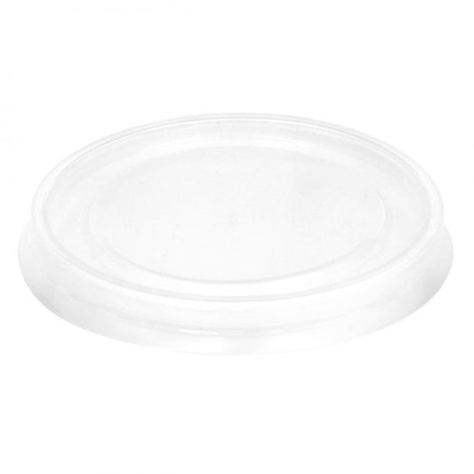 Inno-Pak Small Flat Clear PP Plastic Food Container Lid 198058607 - 500/Case