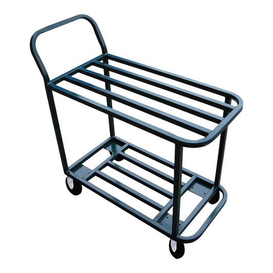 Winholt 110 18" x 40" All-Welded Steel Stocking & Marketing Cart - 600 lb. Capacity