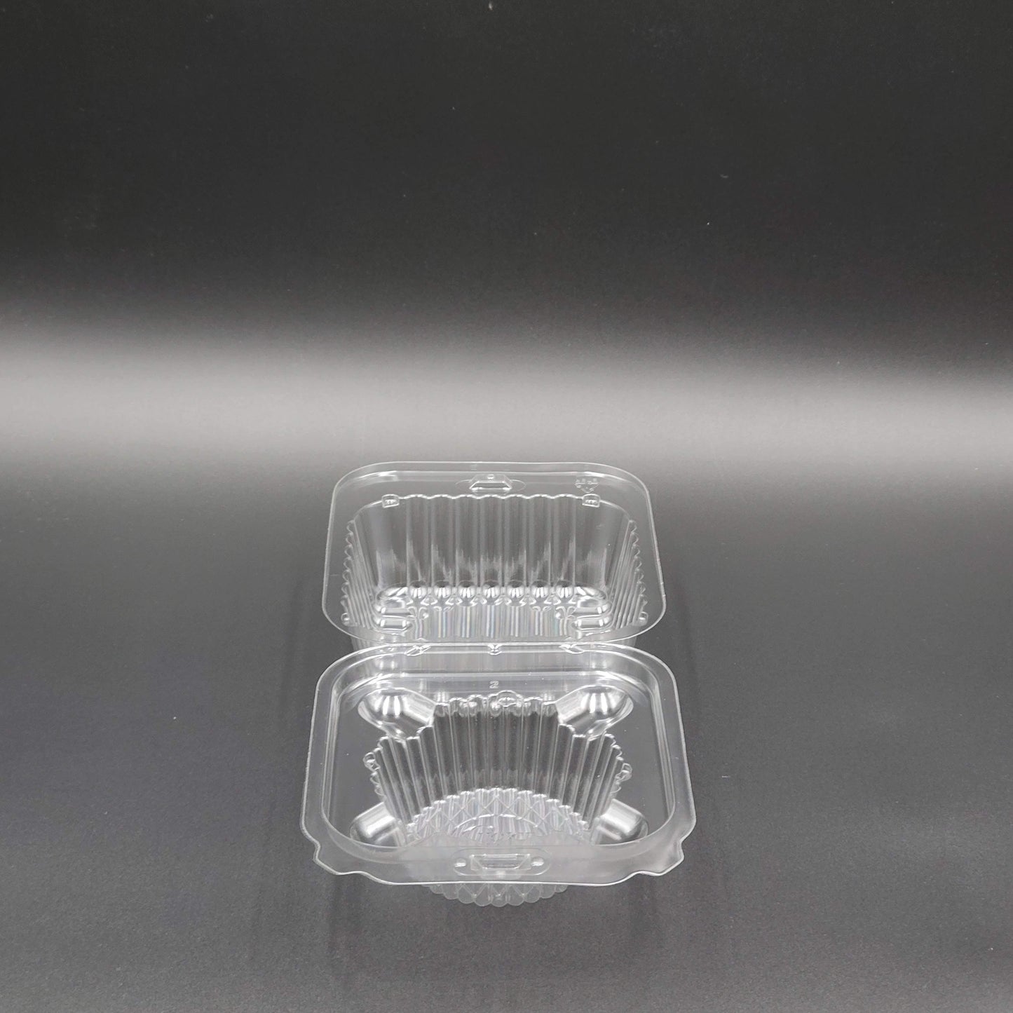 DFI Clear Cupcake/Muffin 1 Jumbo Cell Hinged Container LBN-5101