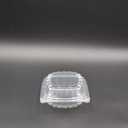 Dart Mfg. Clear Plastic Hinged Container 5-3/8" x 5-1/4" x 2-5/8" C53PST1 - 125/Pack