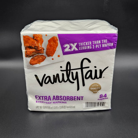 Vanity Fair 2-ply Luncheon Napkins White - 84/Pack