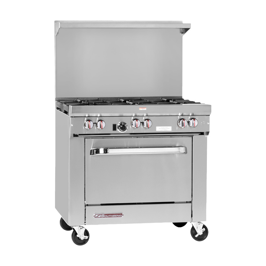 Southbend S36D S-Series 36" 6-Burner Gas Restaurant Range
