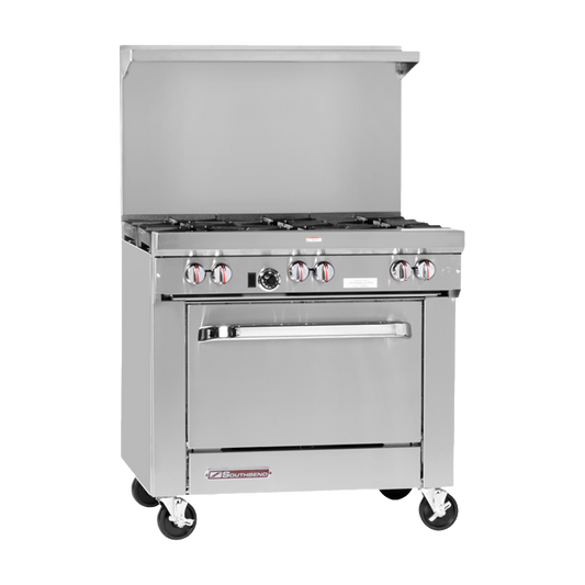Southbend S36D S-Series 36" 6-Burner Gas Restaurant Range