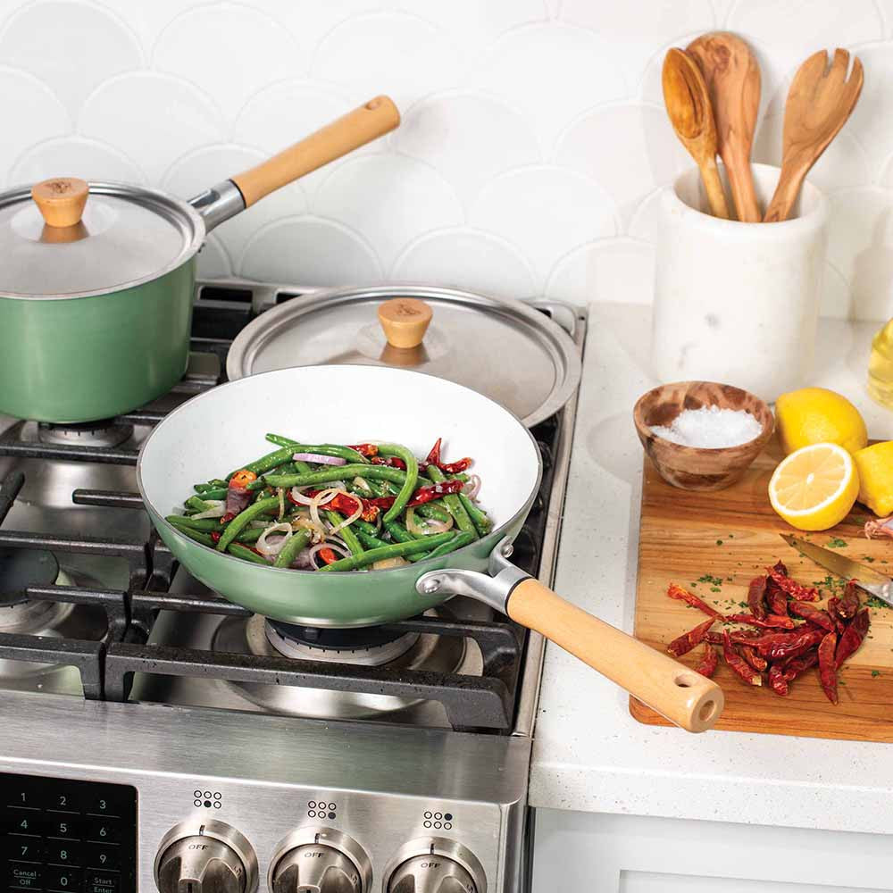 Nordic Ware Cardamom™ 10" Ceramic Nonstick Wok 20461