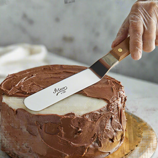 Ateco Offset Baking Spatula w/ Wood Handle 7.06" 1387