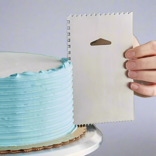 Ateco Aluminum Decorating & Icing Comb 6"x4" 1447