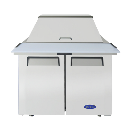 Atosa Stainless Steel Two-Section Mega Top Sandwich Prep Table 36"W