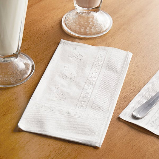 Dinner Napkin White 2-Ply 17" x 15" - 3000/Case