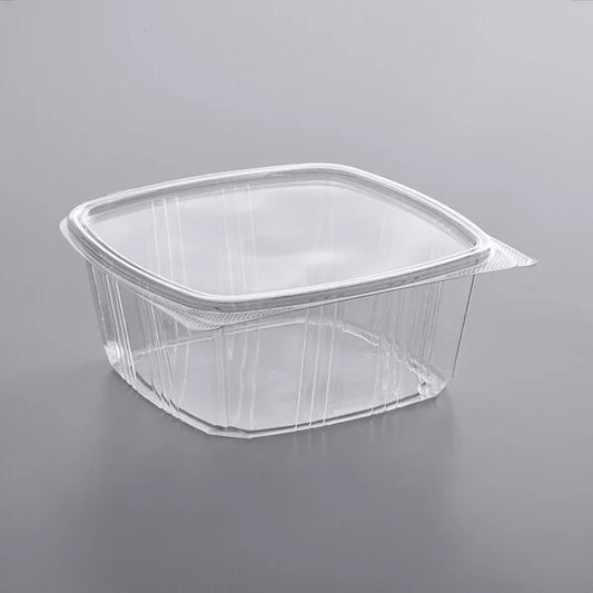 D&W Fine Pack Versapak Clear Hinged Container 64 oz. VH64PC1 - 110/Case