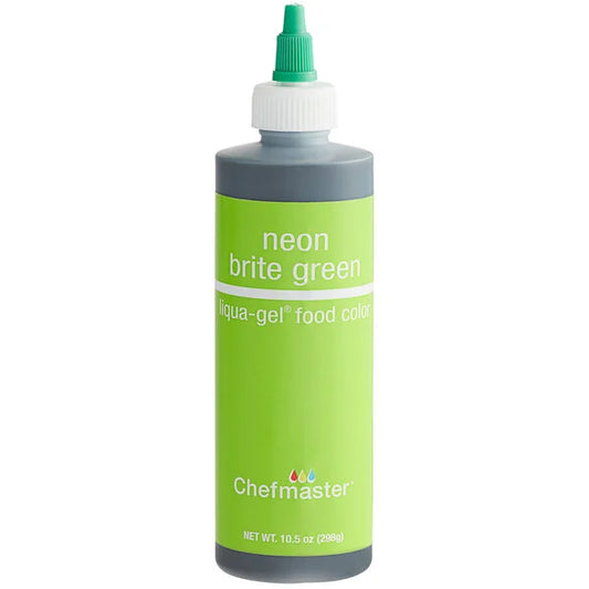 Liqua-Gel Food Coloring Neon Brite Green 10.5 oz.