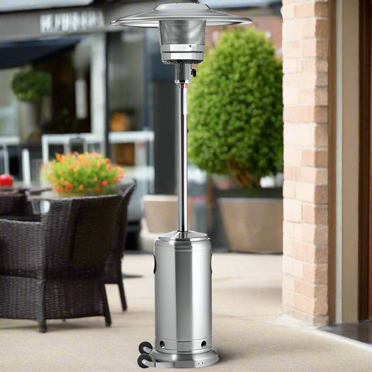 Crown Verity Stainless Steel Outdoor Portable Propane Patio Heater CV-2620-SS