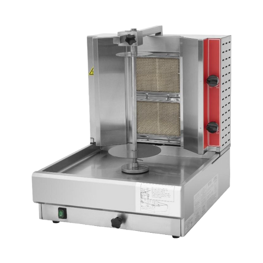Comstock Castle CCVB-2 45 lb. Commercial Gas Vertical Gyro & Shawarma Broiler