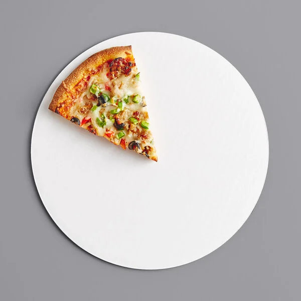 Corrugated Pizza Circle White 12" - 100/Case