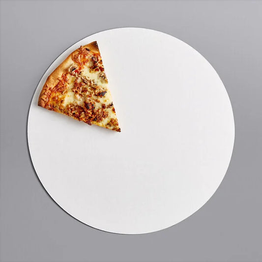 Corrugated Pizza Circle White 18" - 50/Case