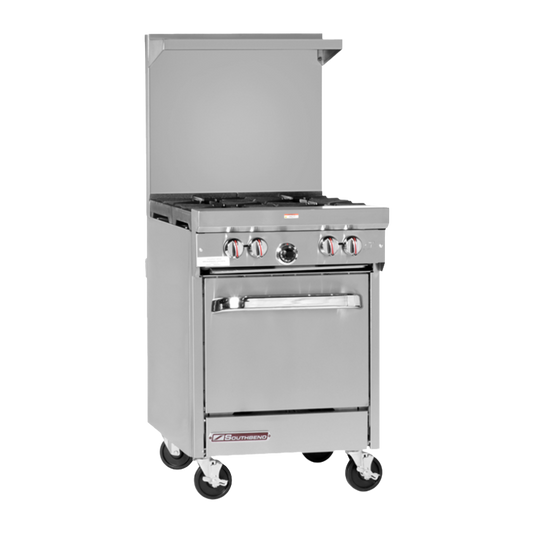 Southbend S24E S-Series 24" 4-Burner Gas Restaurant Range