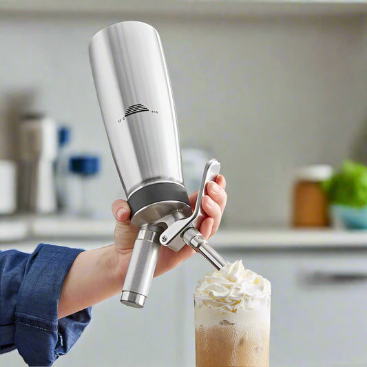 Chef-Master™ Manual Stainless Steel Whipped Cream Dispenser 1/2 Liter 90078