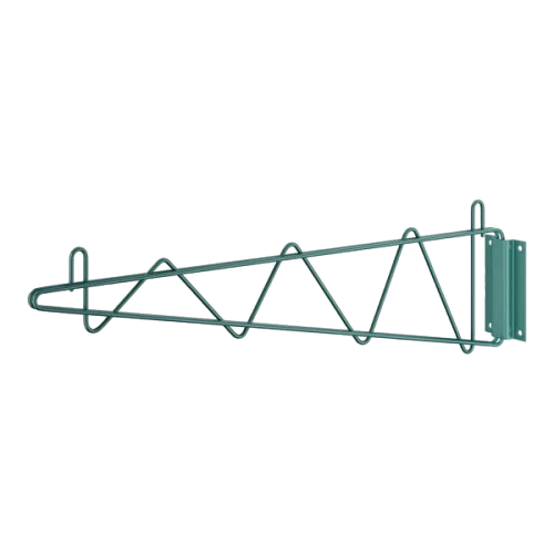 Falcon Single Wall Bracket Green Epoxy 24" D