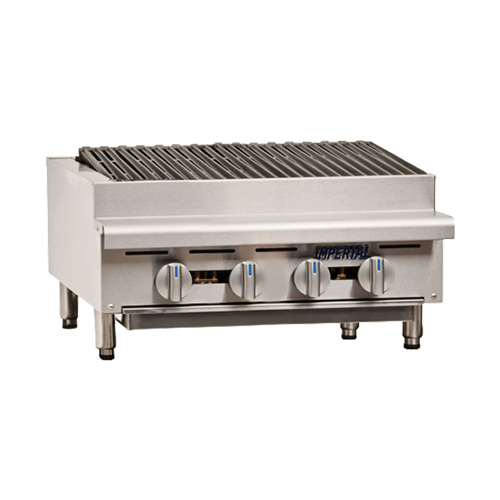 Imperial Stainless Steel Gas Countertop Charbroiler 24" Wide