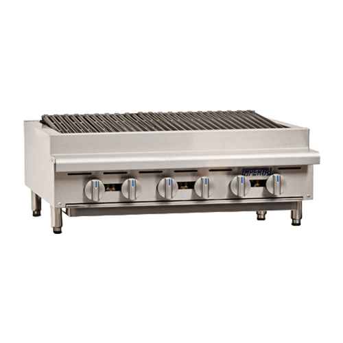 Imperial Stainless Steel Gas Countertop Charbroiler 36" Wide
