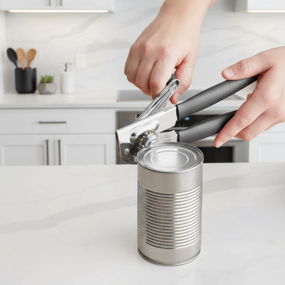 Taylor Swing-A-Way 6090FS Easy-Crank Manual Can Opener with Crank Turn Handle - Black