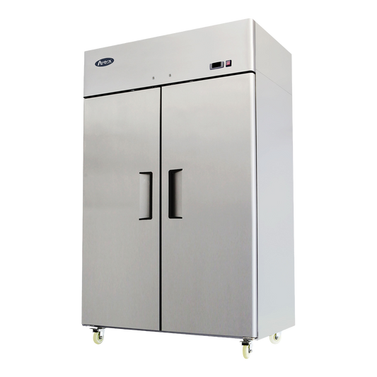 Atosa Two-Section Top Mount Reach In Refrigerator 52"W
