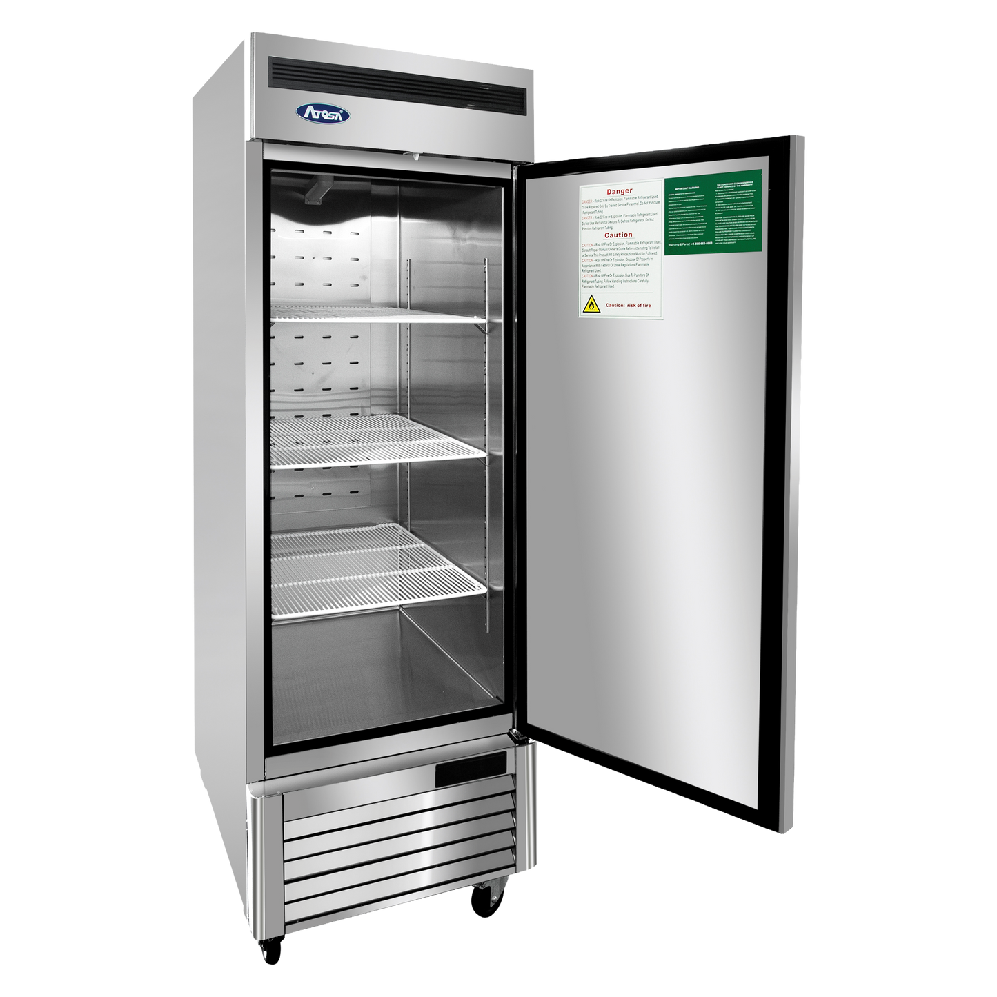 Atosa One-Section Bottom Mount Reach-In Freezer 27" W