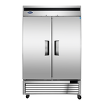 Atosa Two-Section Bottom Mount Reach In Refrigerator 54"W