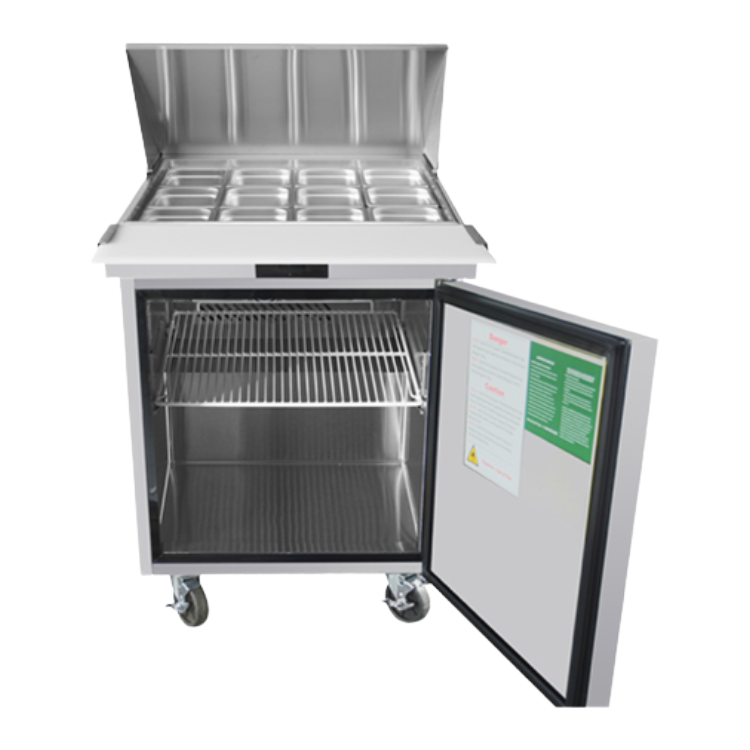 Atosa One-Section Mega Top Refrigerated Sandwich/Salad Prep Table 27"W