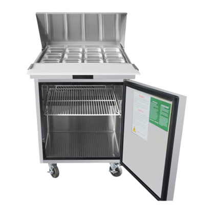 Atosa One-Section Mega Top Refrigerated Sandwich/Salad Prep Table 27"W