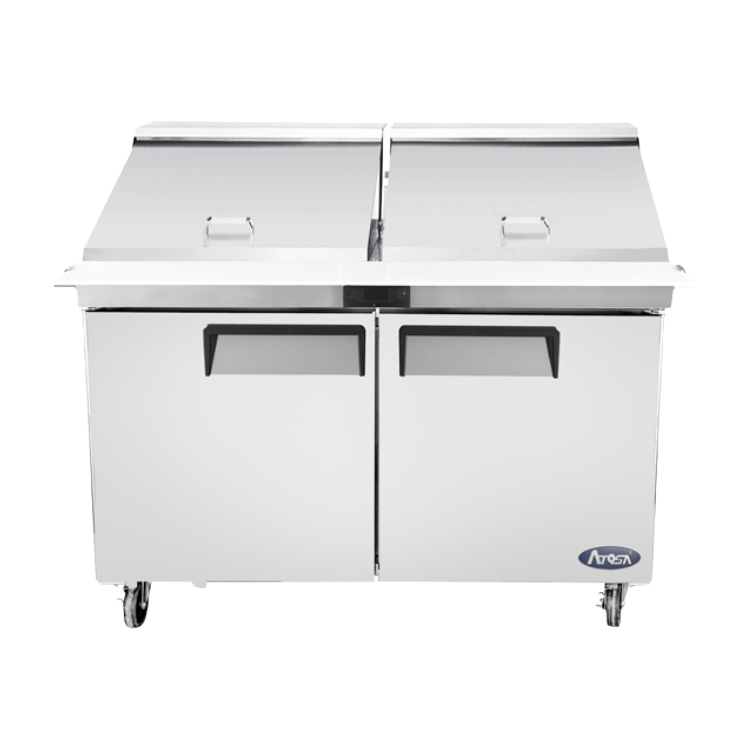Atosa Two-Section Mega Top Refrigerated Sandwich/Salad Prep Table 60"W
