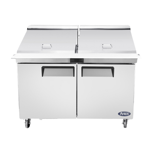 Atosa Two-Section Mega Top Refrigerated Sandwich/Salad Prep Table 60"W