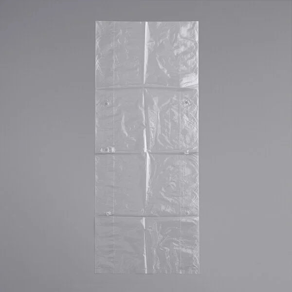 Clear Poly Food Bag Vented 8" x 4" x 18" - 1000/Case