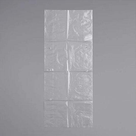 Clear Poly Food Bag Vented 8" x 4" x 18" - 1000/Case