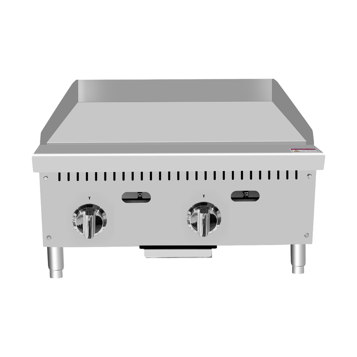 Atosa Heavy Duty Stainless Two Burner Gas Thermo-Griddle 24"W