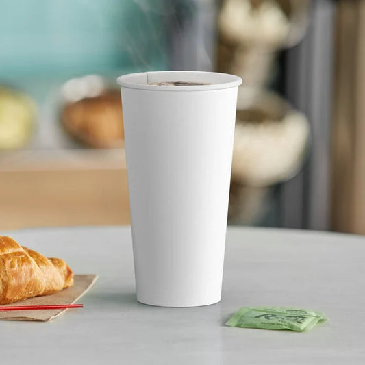 White Paper Hot Cup 20 oz. - 600/Case