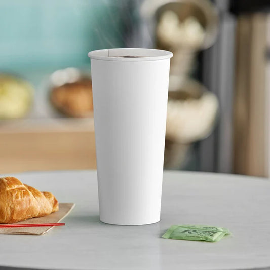 White Paper Hot Cup 24 oz. - 600/Case