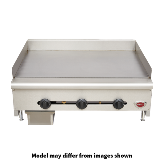Wells HDG-6030G 60" Gas Countertop Griddle - 3/4" Plate