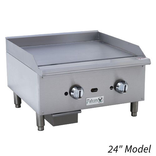 Falcon Stainless Steel Natural Gas Countertop Griddle 48"W