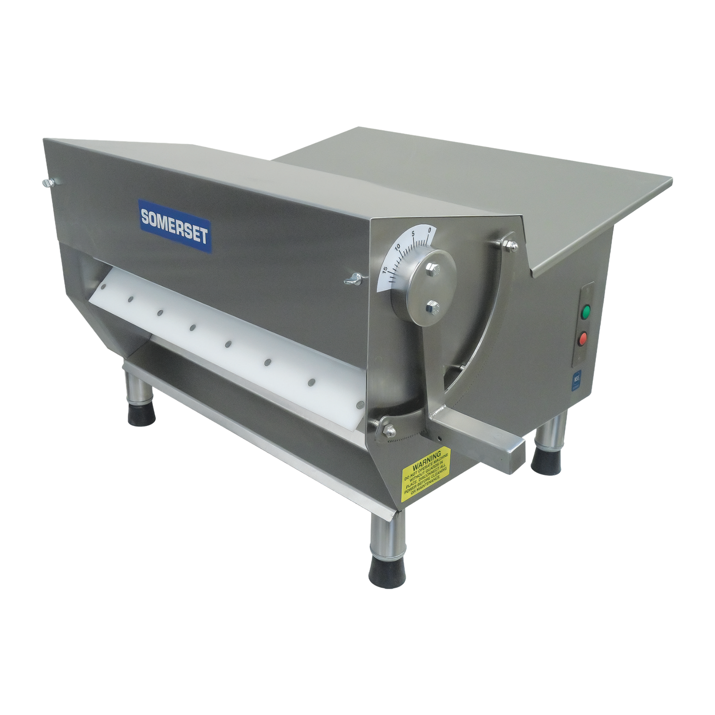 Somerset Countertop Dough Sheeter With 20" Synthetic Rollers 500-600 Pieces/Hr