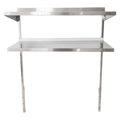 Atosa Stainless Steel Adjustable Double Overshelf 36"W