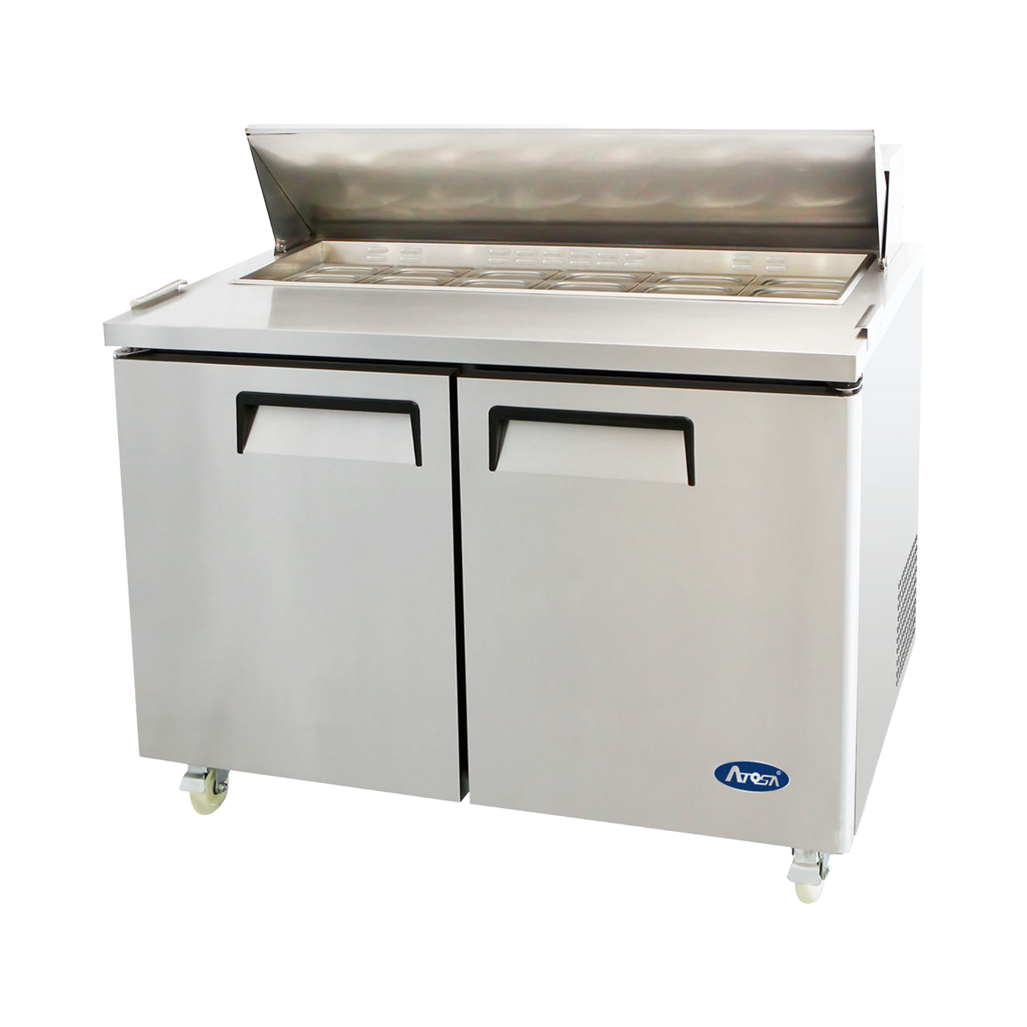 Atosa Two-Section Refrigerated Sandwich/Salad Prep Table 36"W