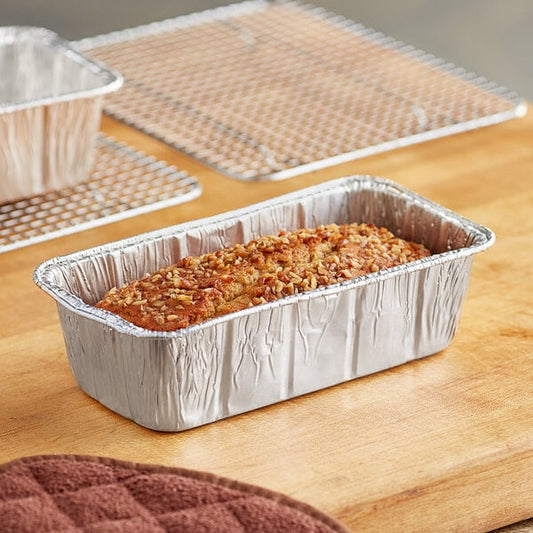 HFA Heavy Duty Aluminum Foil Oblong Loaf Pan 2 lbs. 322026 - 200/Case