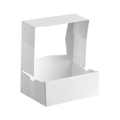 Donut/Bakery Box Auto Pop-Up Window White 10" x 8" x 4" - 100/Case