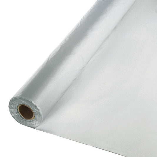 Table Cover Silver Plastic 40" x 100'