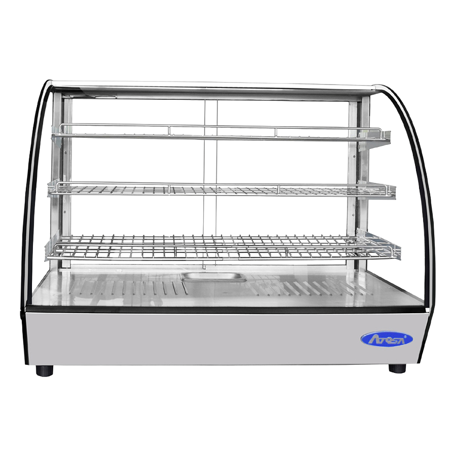 Atosa Countertop Heated Display Case 5.6 Cu. Ft. Capacity