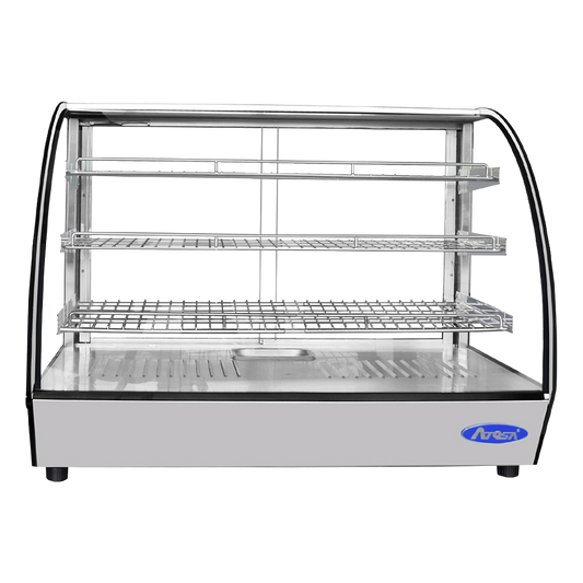 Atosa Countertop Heated Display Case 5.6 Cu. Ft. Capacity