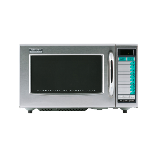 Sharp Microwave Oven Medium Duty Stainless Steel Digital Controls