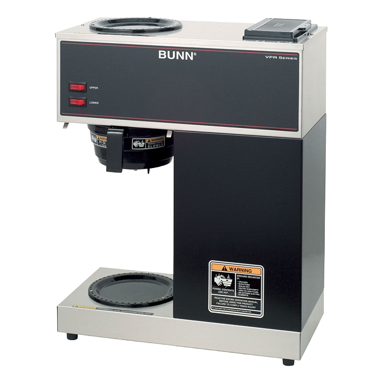Bunn Decanter Pourover Coffee Brewer 3.8 Gal/Hr. With 2 Warmers