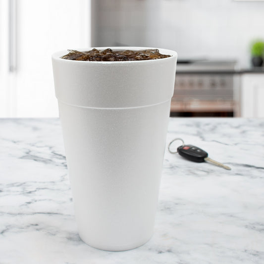 Dart Mfg. White Foam Cup 32 oz. 32TJ32 - 500/Case