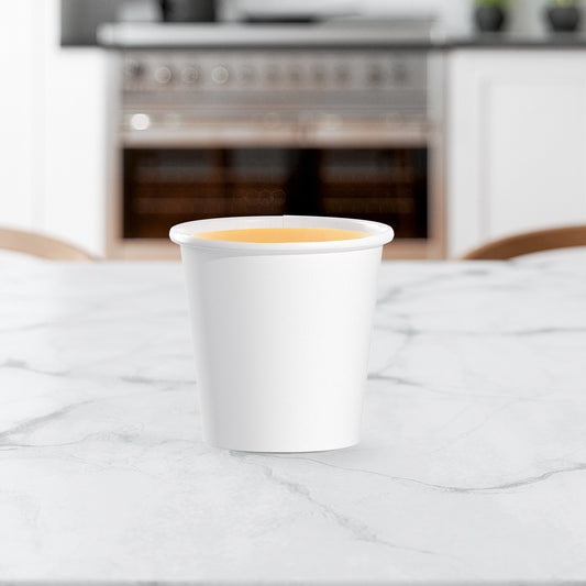 Solo Paper Hot Cup White 4 oz. 374W-2050 - 1000/Case